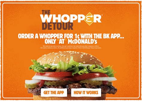 Burger King Whopper Detour campaign | Campaigns of the world