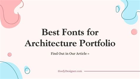 27 Fonts for Architecture Portfolio That Complement Your Vision