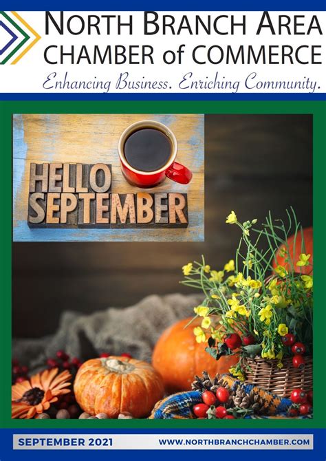 September Cover - North Branch Area Chamber of Commerce