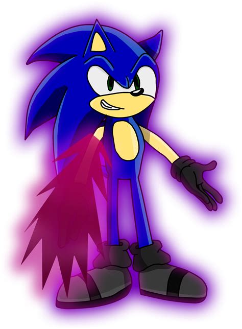 My first drawing: Sonic Black — Weasyl