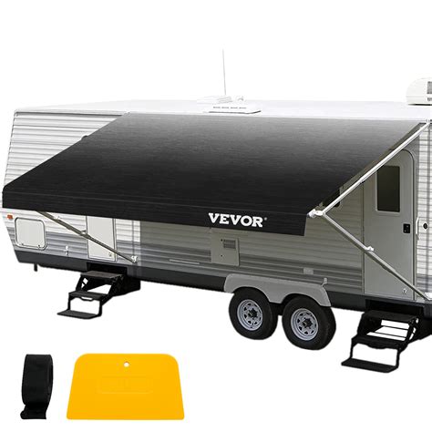 VEVOR RV Awning 20 ft, Awning Replacement Fabric 19 ft 2 in, Premium Grade Waterproof Vinyl ...