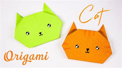 Easy Origami Cat - YouTube