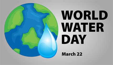 World water day poster design 447690 Vector Art at Vecteezy