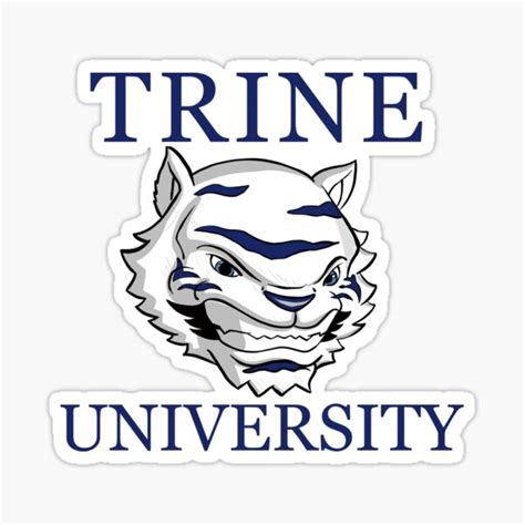 "Trine University" Sticker for Sale by Made-by-Mads | Redbubble