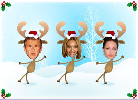 eCards - Dancing Xmas Deer