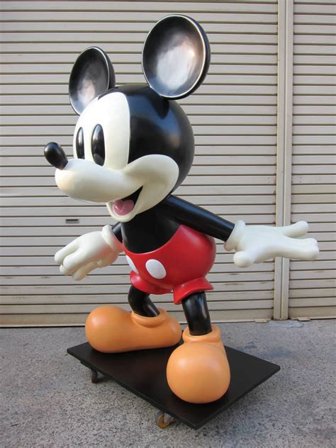 Mickey Mouse LIFESIZE Statue 53.1" Figure Disney Display BIG Realistic dollJAPAN