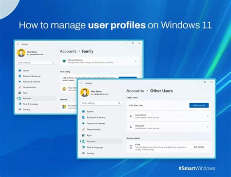 How to manage user profiles on Windows 11 - Useful Guide - SmartWindows