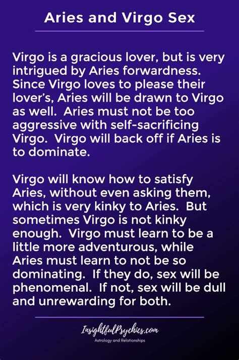 Aries and Virgo Compatibility – Fire + Earth in 2021 | Virgo compatibility, Virgo love, Virgo ...