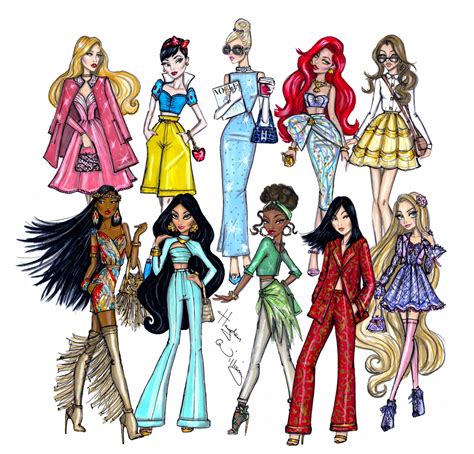 Hayden Williams Fashion Illustrations | Disney divas, Disney princess fashion, Disney style