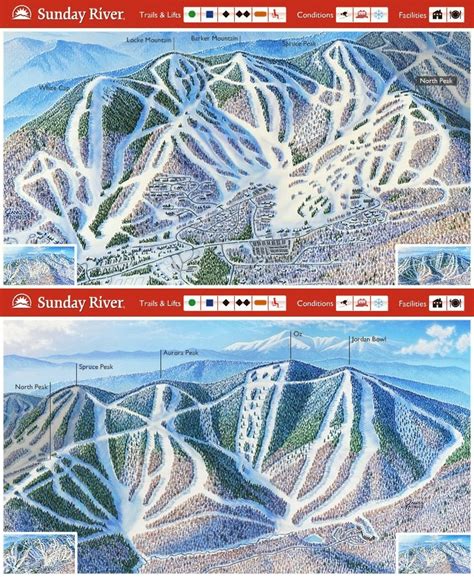 Sunday River Ski Resort Guide, Location Map & Sunday River ski holiday accommodation