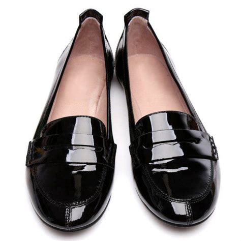 Pin by fsjshoes on FSJ Women's Oxfords | Loafers for women, Black patent leather flats, Patent ...