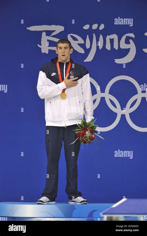 Michael phelps medailles 2008 hi-res stock photography and images - Alamy