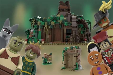 LEGO Ideas Shrek's Swamp Achieves 10,000 Supporters - The Brick Fan