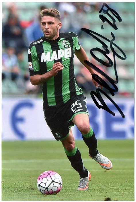 Domenico Berardi – Signed Photo – Soccer (U.S. Sassuolo) - SignedForCharity