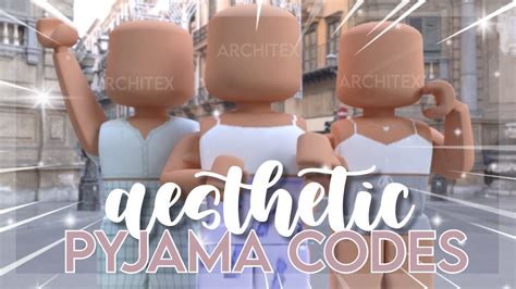 AESTHETIC PYJAMA/PAJAMA OUTFIT CODES FOR BLOXBURG *WITH LINKS* || blox architex - YouTube