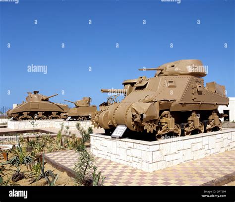 WWII Museum, El Alamein, Lower Egypt Stock Photo - Alamy