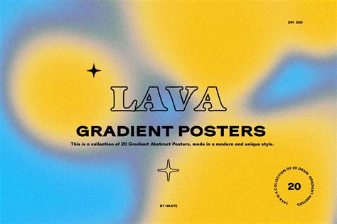 LAVA Gradient Posters | Textures ~ Creative Market