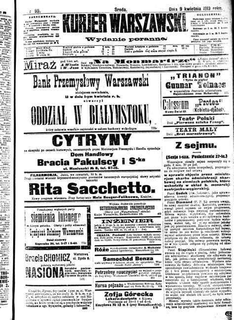 Historical Newspapers From The National Library Of Poland | Flickr