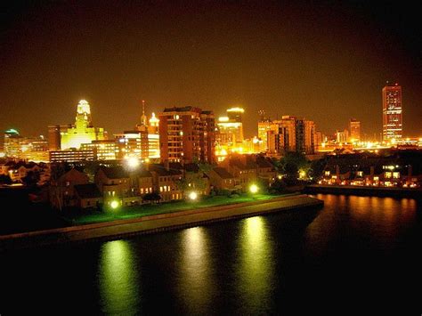 Downtown Buffalo's skyline night | Buffalo city, Buffalo ny, Night pictures