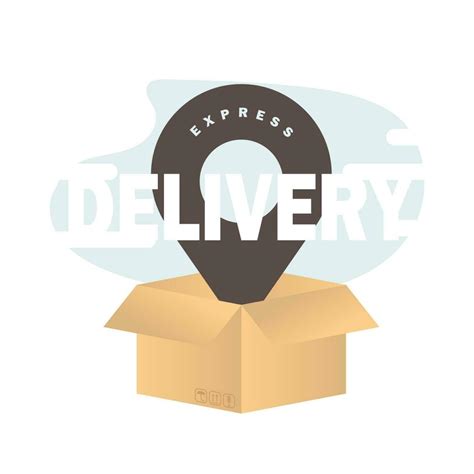 Logo for express delivery. Location tag. Vector illustration. 23640998 ...