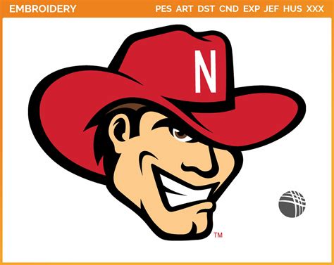 Nebraska Cornhuskers - Mascot Logo (2004) - College Sports Embroidery ...