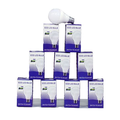 Buy Pack of 10 Power Saving 9W LED Bulbs Online at Best Price in India on Naaptol.com