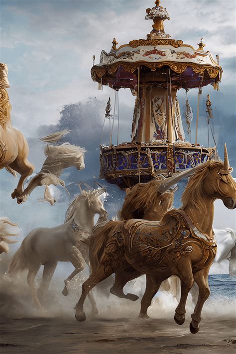 Digital Carousel Painting · Creative Fabrica