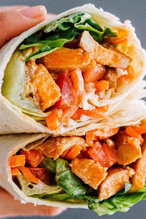 Buffalo Chicken Wraps - Easy Chicken Recipes