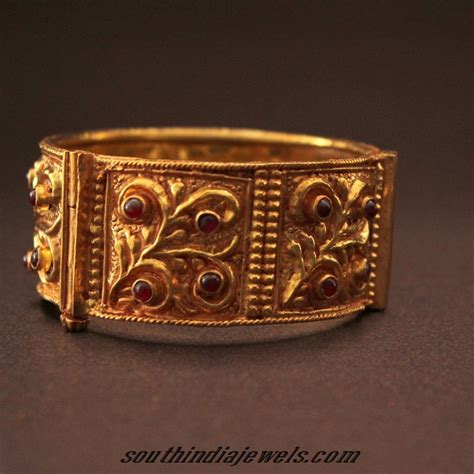 Gold plated bracelet - South India Jewels