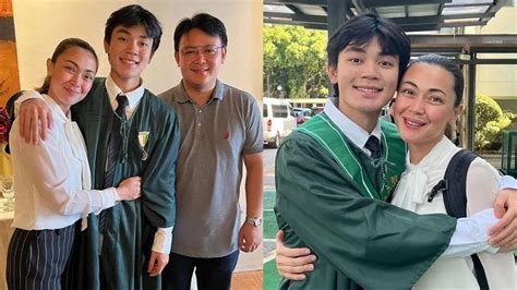 Jodi Sta. Maria turns emotional as son graduates from high school