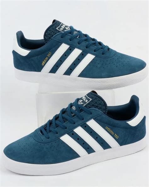 Adidas 350 Trainers Blue Night/White,shoes,originals,mens