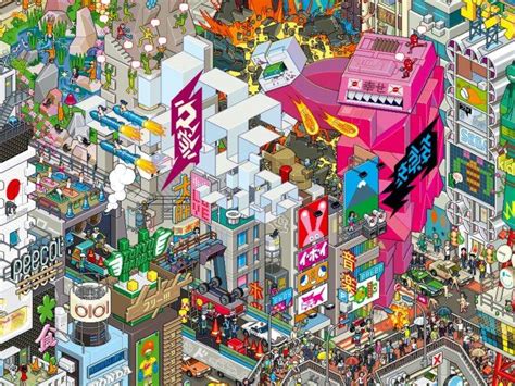 pixel art, Pixels, City, Japan, Mech, Rockets, Artwork Wallpapers HD ...