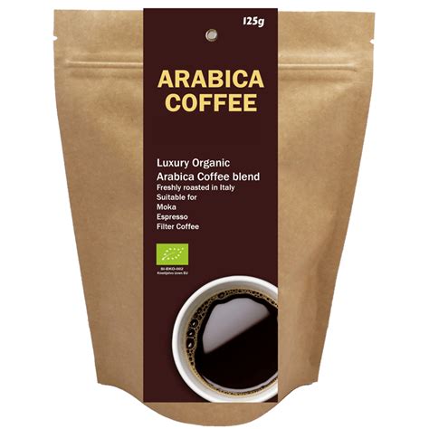 Organic Arabica coffee, 125 g - GiftUp