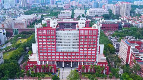 Aerial Photography Of Guangzhou Jinan University Campus Background, Campus, The University ...