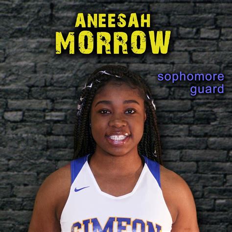 Aneesah Morrow's Simeon High School Career Home