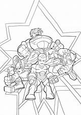 Marvel Superhero Squad Coloring Pages sketch template