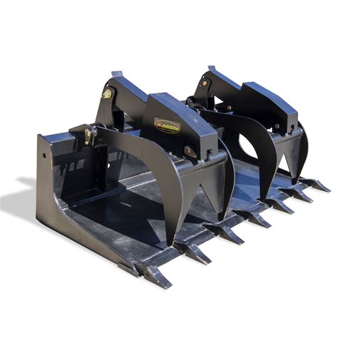 Grapple Bucket Skid Steer Attachment