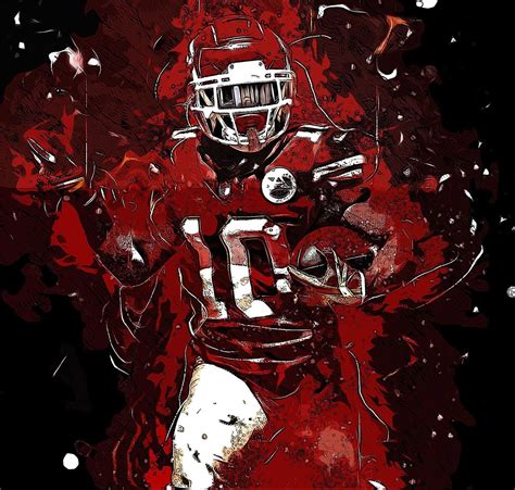 Tyreek Hill Wallpaper Discover more catch, cheetah, chiefs, color rush, cool wallpaper. https ...