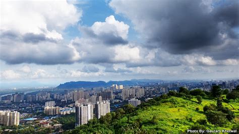 Thane - The Lake City: Thane City from Yeoor Hills