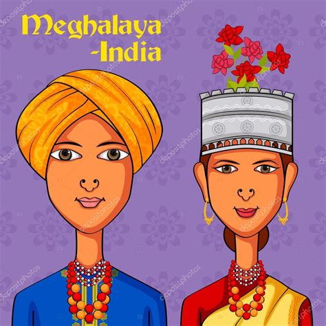 Meghalaya Dress Drawing - Ethnic Dresses From Jainsem To Phanek Here ...