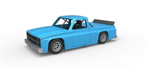 Diecast vintage NASCAR race truck Scale 1 to 25 3D model 3D printable | CGTrader