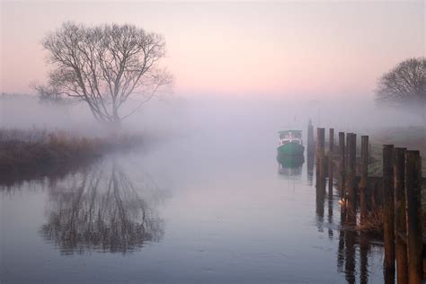 Morning mist at the Varde River | Toke Henrik Olesen | Flickr