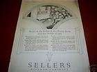 1920 SELLERS KITCHEN CABINETS AD / BEAUTIFUL SELLERS AD