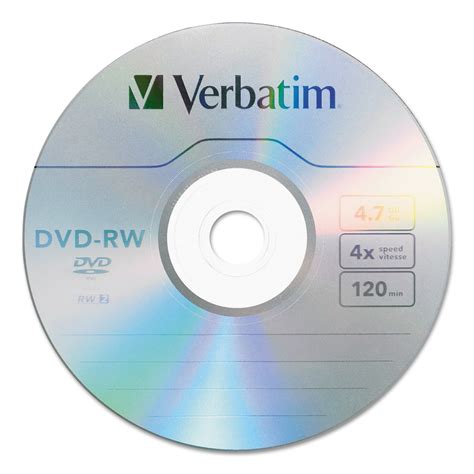 Verbatim DVD-RW 4.7GB 4X with Branded Surface 30-Disc Spindle 95179 - Walmart.com