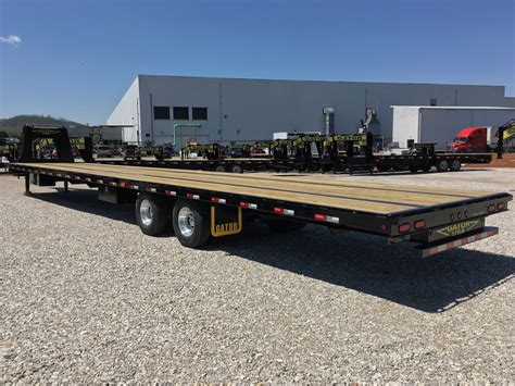 Custom 45′ Flatbed Air Ride Hot Shot Trailer - Gatormade Trailers