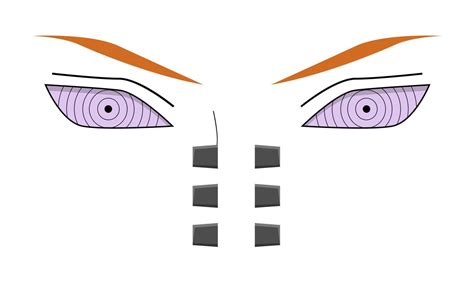 illustration vector graphic of pain yahiko Eyes 12967471 Vector Art at ...