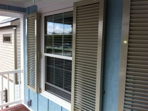 Colonial Shutters - Aluminum, Clear, Protextan, Lexan Hurricane Panel