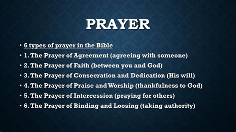 PPT - 6 types of prayer in the Bible PowerPoint Presentation, free ...