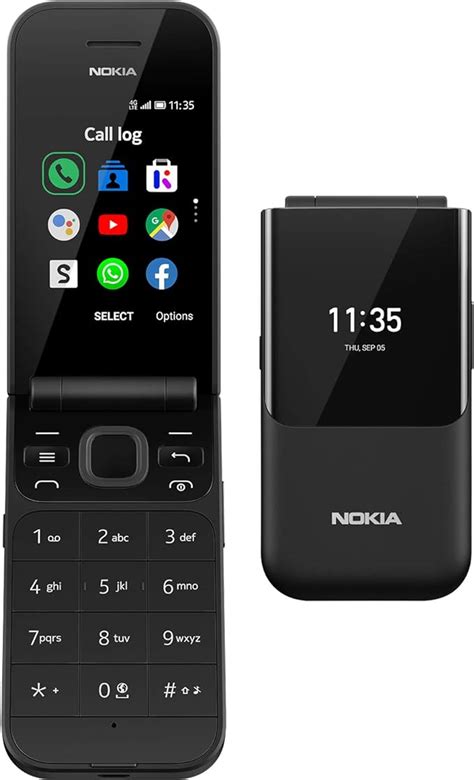 Nokia 2720 2.8 Inch 4G UK SIM-Free Feature Phone with Google Assistant (Single-SIM) - Black ...