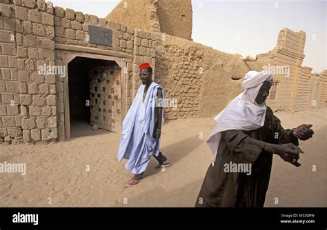 Mali. Timbuktu. Sahara desert. Sahel. House of former French explorer ...